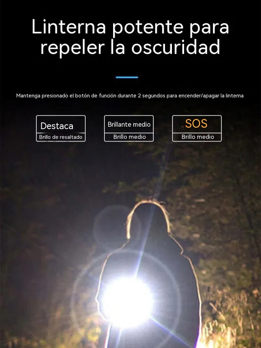 🎁🎁Linterna de autodefensa de arco 2 en 1