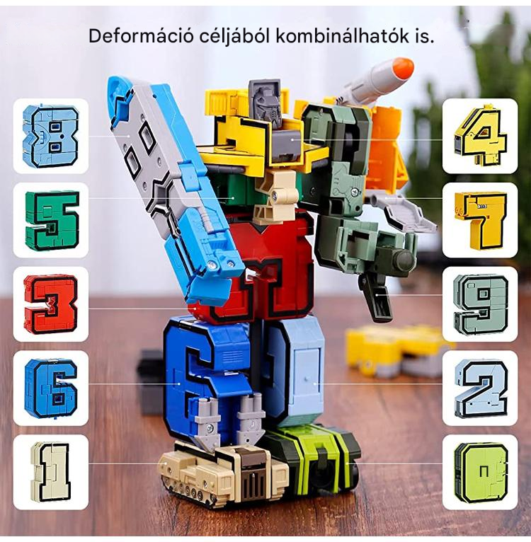 🔥【Legnépszerűbb】🧒Digitális átalakító robotjáték gyerekeknek - 4188865