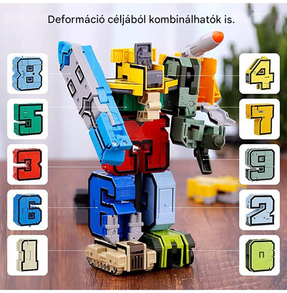 🔥【Legnépszerűbb】🧒Digitális átalakító robotjáték gyerekeknek - 4188865