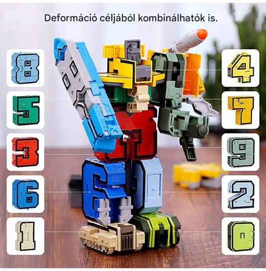 🔥【Legnépszerűbb】🧒Digitális átalakító robotjáték gyerekeknek - 4188865