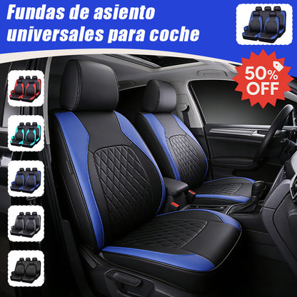 🚗🚗Juego universal de fundas para asientos de coche de cuero suave_4304194