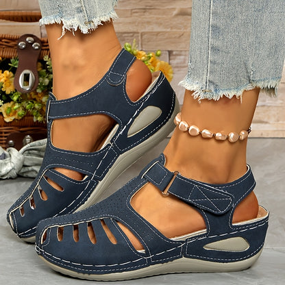 🔥【34-44】Dámské ležérní sandály na klínku, prodyšné a pohodlné