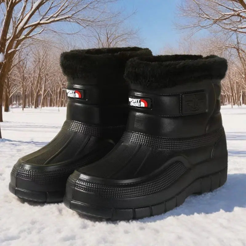 ♥️♥️【Novinky】Teplé, voděodolné bavlněné outdoorové boty a sněhové boty s fleecovou podšívkou, super voděodolné holínky