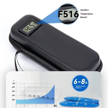 Putna hladnjača za inzulin s prikazom temperature - 4225095