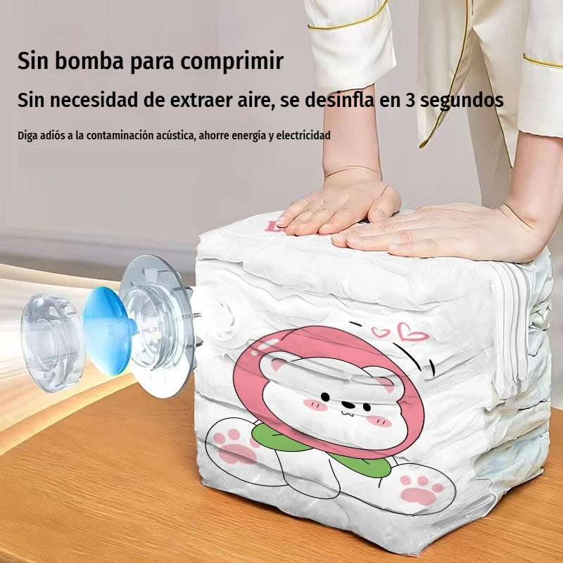 ✨🗃️ 5 artículos por 27 euros 💨 Bolsa de almacenamiento al vacío grande y compresible: no requiere bomba, es a prueba de fugas e ideal para ahorrar espacio en maletas y en casa ✈️-4298284