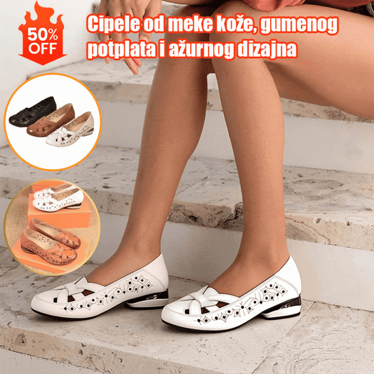 🥰Precio más bajo por tiempo limitado💞【35-40】Nuevos zapatos de mujer de piel auténtica con punta redonda y tacón bajo