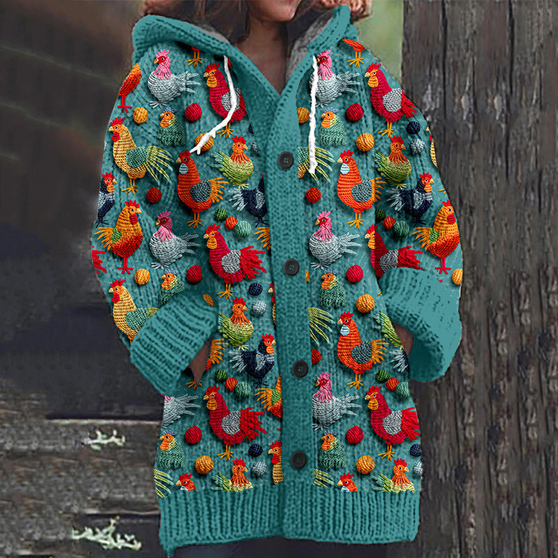 【S-5XL】🥰Nowy wygodny retro falowany kardigan-4175573