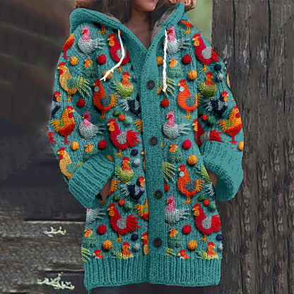 【S-5XL】🥰Nowy wygodny retro falowany kardigan-4175573