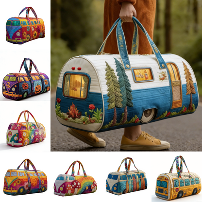 👜Bolsa de viaje acolchada Hippie Van