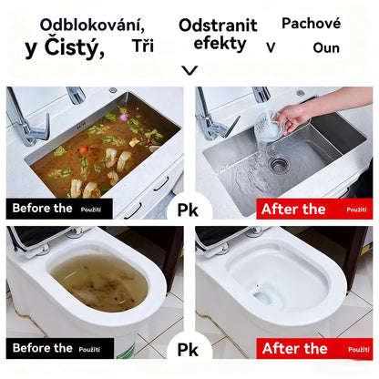 🛁💦【Kupte 1 a získejte 1 zdarma】🌟Čistič dřezů a odpadů - Pěna s vysokou hustotou z extraktů a rozkladných enzymů.