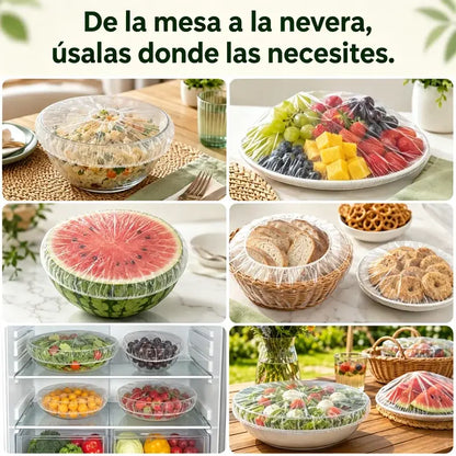 🔥(300 unidades)Solo 27 euros🍽️Funda de plástico antibacteriana extragrande y gruesa apta para uso alimentario