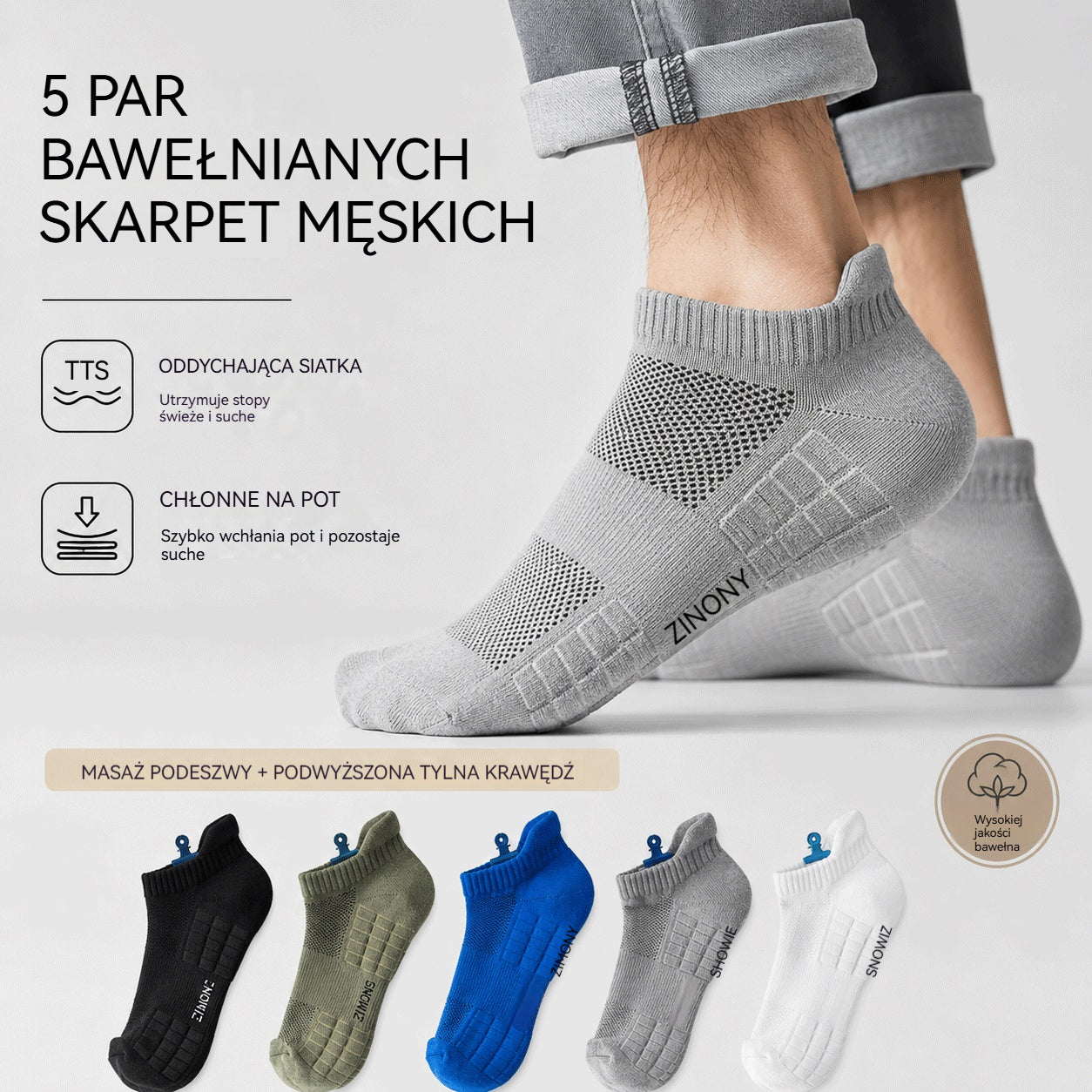 🧦【Balení po 10 párech】🧦Vylepšené pánské ponožky – prodyšné, antibakteriální a odolné proti zápachu – novinka roku 2026