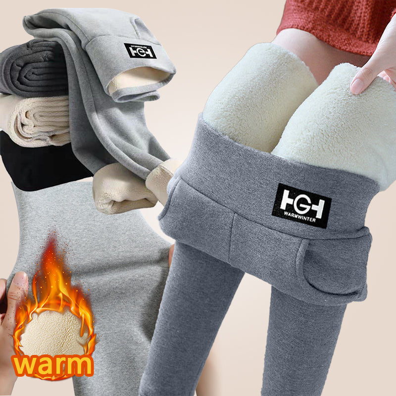 🌈🌟🔥【M-3XL】Vasson vastagított bársonyos juhgyapjúból készült felsőruházat, osztrák bársony őszi és téli leggings - 4214726