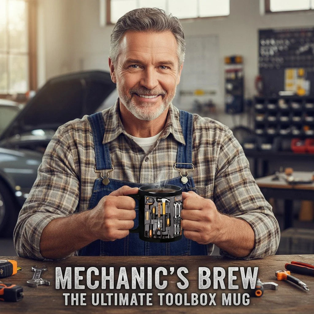 🔥【Propagace】☕Hrnek s nářadím Ultimate Mechanic