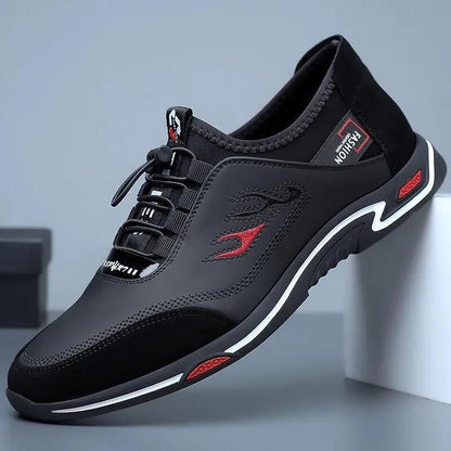 👞 Zapatos de negocios informales y transpirables para hombre de cuero genuino✅ Desodorante✅ Suela de cuero suave，De moda y versátil