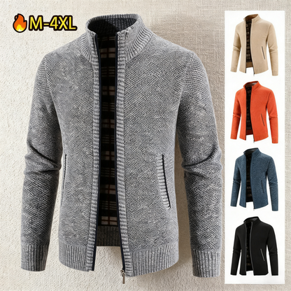 ❄️⛄️【M-3XL】Męska bluza z golfem i zamkiem błyskawicznym, casualowa, dzianinowa