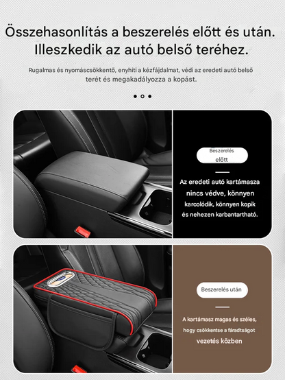 🚗Három az egyben multifunkcionális bőr autós kartámasz doboz - 4205321