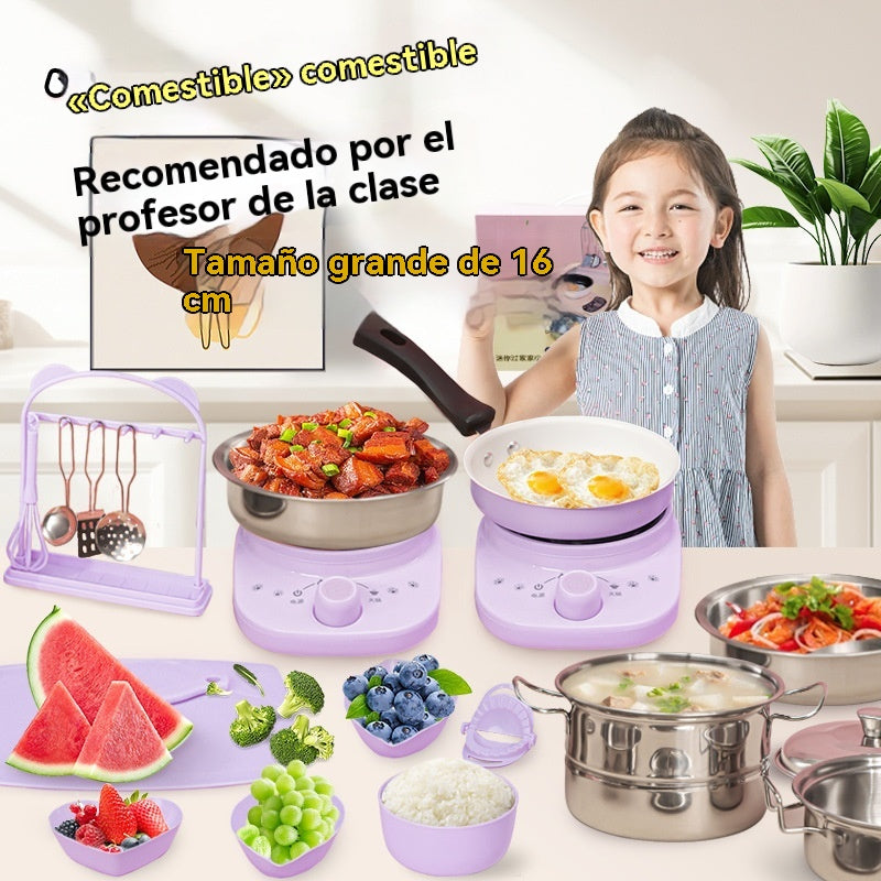 🎁【El mejor regalo para los niños】🍳 Mini juguetes de cocina para niños