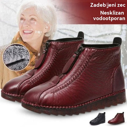 💖✨👞【35-41】Ručno rađene talijanske ženske neklizajuće gležnjače od prave kože - 4207444