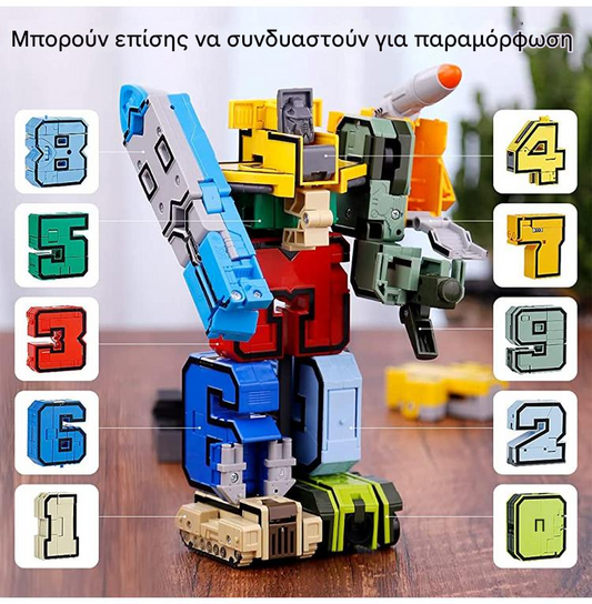 🔥🤖【Más vendido】🧒Juguete robot transformador digital para niños