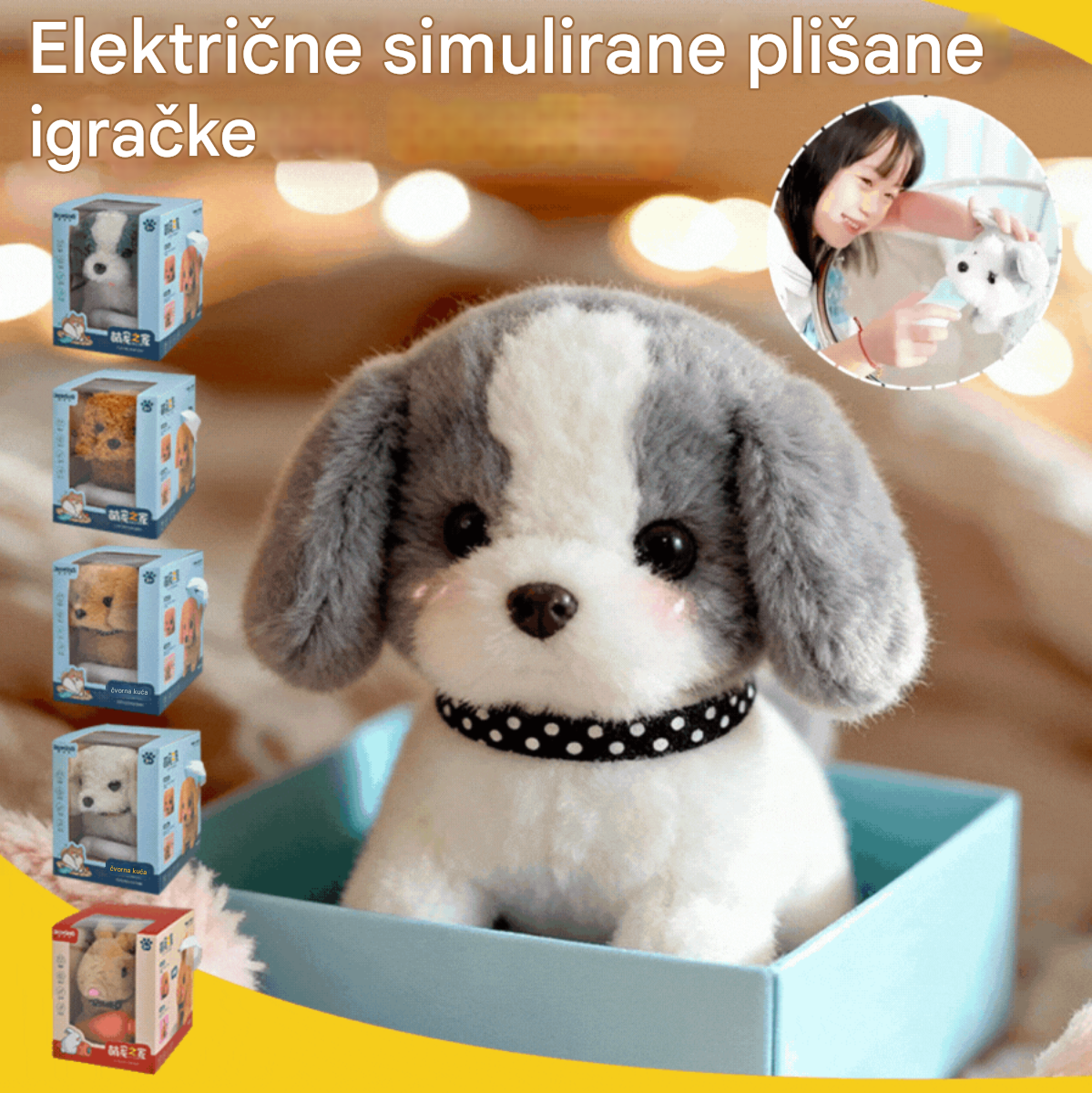 🐶Sleva - 🔥Plyšová hračka robotický pes Můj malý pes - 4190870