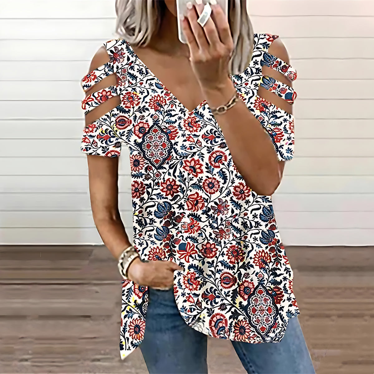 🔥👚【S-3XL】2026 nová letní dámská módní trička s potiskem jsou pohodlná a prodyšná