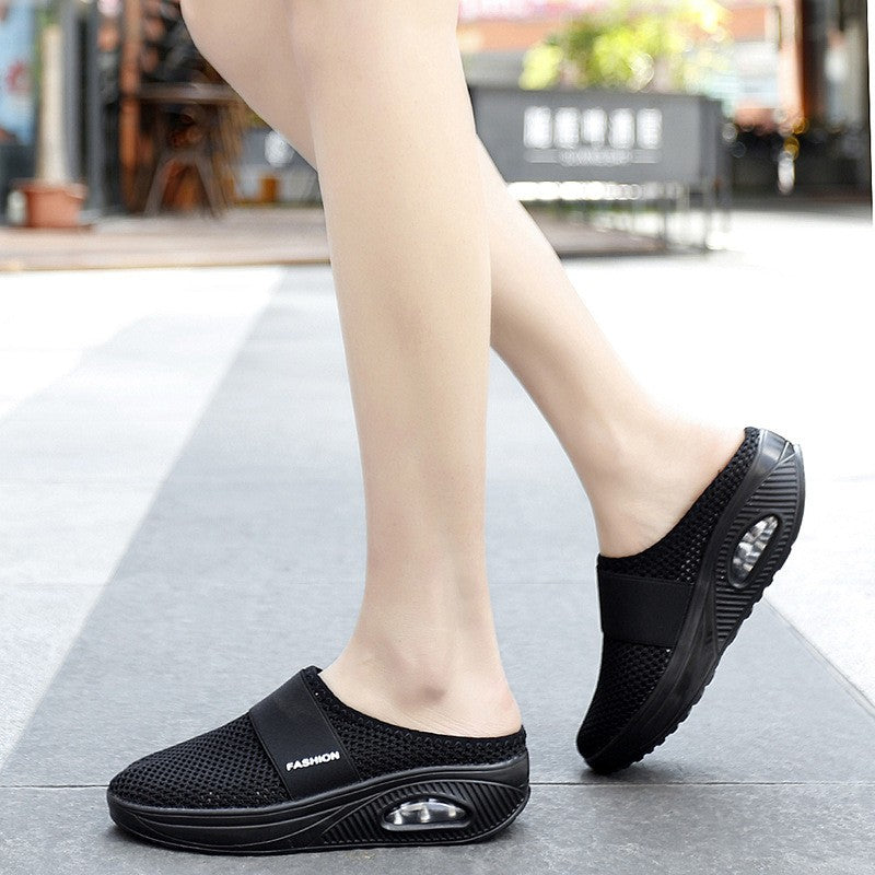 👡🛒【Nuevo producto a precio reducido】💖🎁【35-43】Zapatillas 2026 de malla hueca con amortiguación de aire y alta elasticidad para caminar sin cansar
