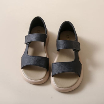 🔥【Супер ниска цена】🔥【Размери 35-43】👡2026 Ретро летни сандали с един крак, изработени от мека кожа и мека подметка