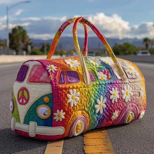 🌸Hippie Van párnázott utazótáska - 4213367