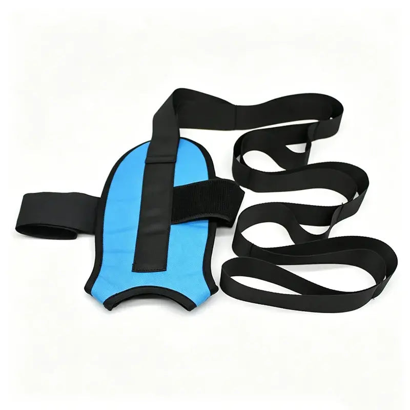 【2 piezas】Cinturón de estiramiento y estiramiento de ligamentos para yoga y fitness: correa transpirable y ajustable para tobillos y pies, recuperación y flexibilidad.