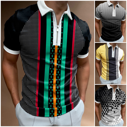 🌿【50% sleva】【S-3XL】2026 nové letní pánské polo tričko na zip