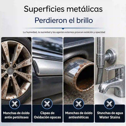🔥3 artículos por 29 euros🛡️Pasta para pulir y restaurar cromo (incluye cepillo)