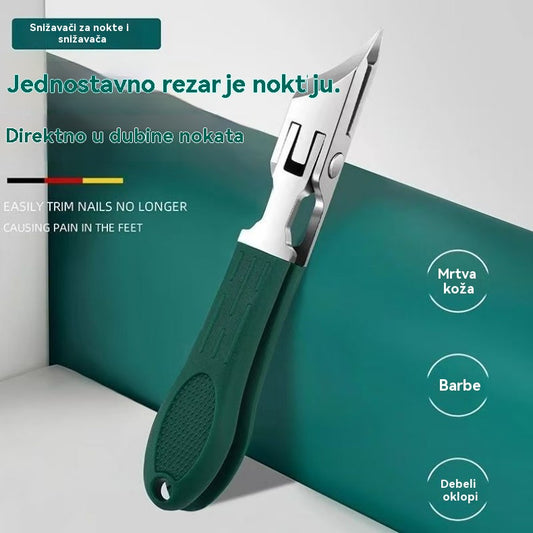 🔥Vruća prodaja🔥✂️💅Nove ultra tanke kutne škare za nokte, kućni alati za nokte [set od 3 dijela]-H - 4198623