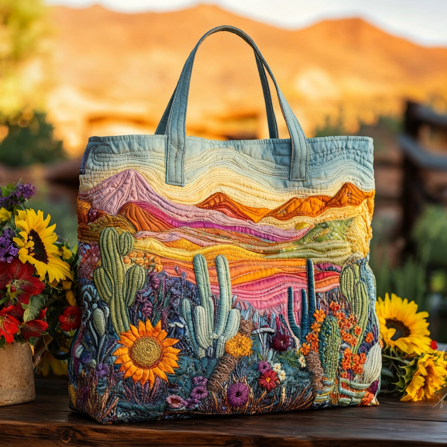 🔥👜Bolsa de mano con diseño floral personalizado