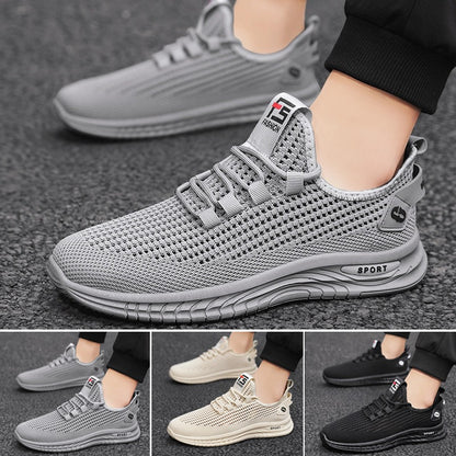 🔥👟【39-44】Zapatillas casuales para hombre - Cómodas, transpirables de malla, antideslizantes y de moda