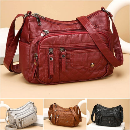 🔥【50% sleva】Nejnovější velkokapacitní měkká kožená taška přes rameno/crossbody