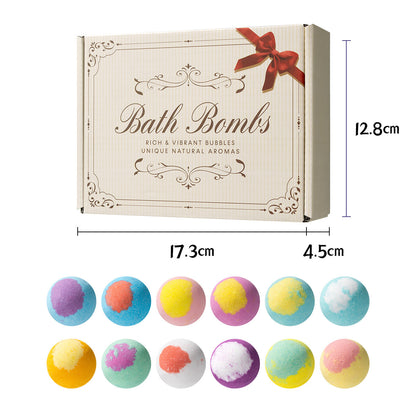 🔥🔥 12 bolitas de sales de baño aromáticas (30 g/unidad), eliminan eficazmente las células muertas de la piel y la dejan suave y nutrida.