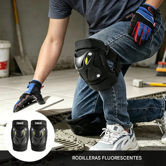 Rodilleras protectoras fluorescentes para todas las estaciones-4333191