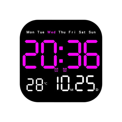 🕰️ ¡Más de 50.000 unidades vendidas!  Reloj digital para el hogar y la oficina: ¡despierte suavemente y olvídese de las alarmas molestas! También muestra la temperatura. 🌙