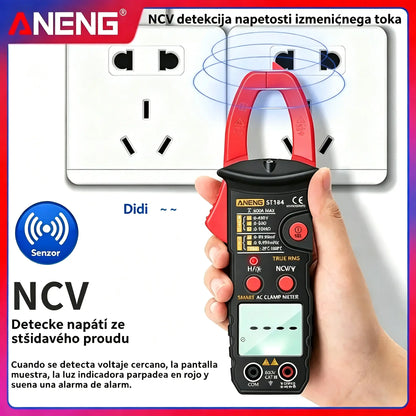 🔥【Časovno omejena ponudba】🛠️Pametni digitalni kleščni multimeter, večfunkcijski kleščni multimeter za električarje✅Visokonatančni kleščni multimeter✅Popolnoma samodejno prepoznavanje.