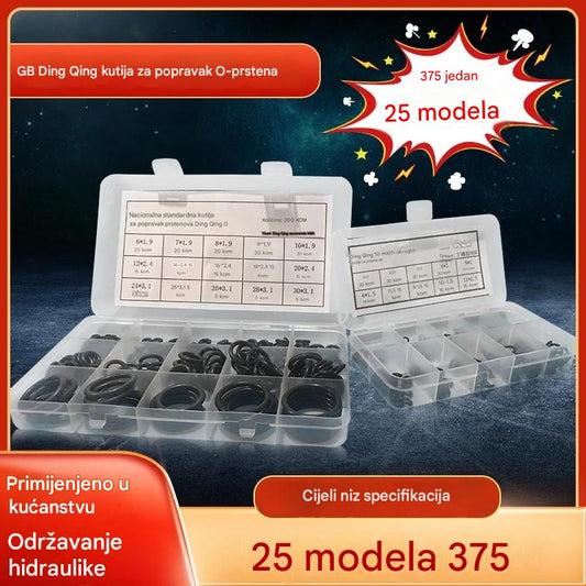 🔩 Set prstena O-ring 25 vrsta – Odličan za hidrauliku, automobile i kućne popravke