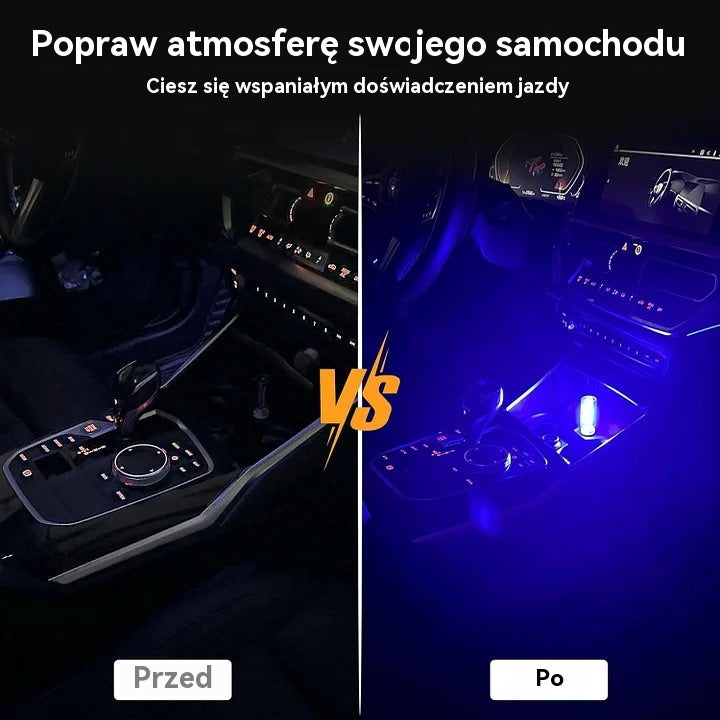 【50% ZNIŻKI!】【Kup 1, a 2 dostaniesz gratis】Lampka nocna do samochodu z USB-4173104
