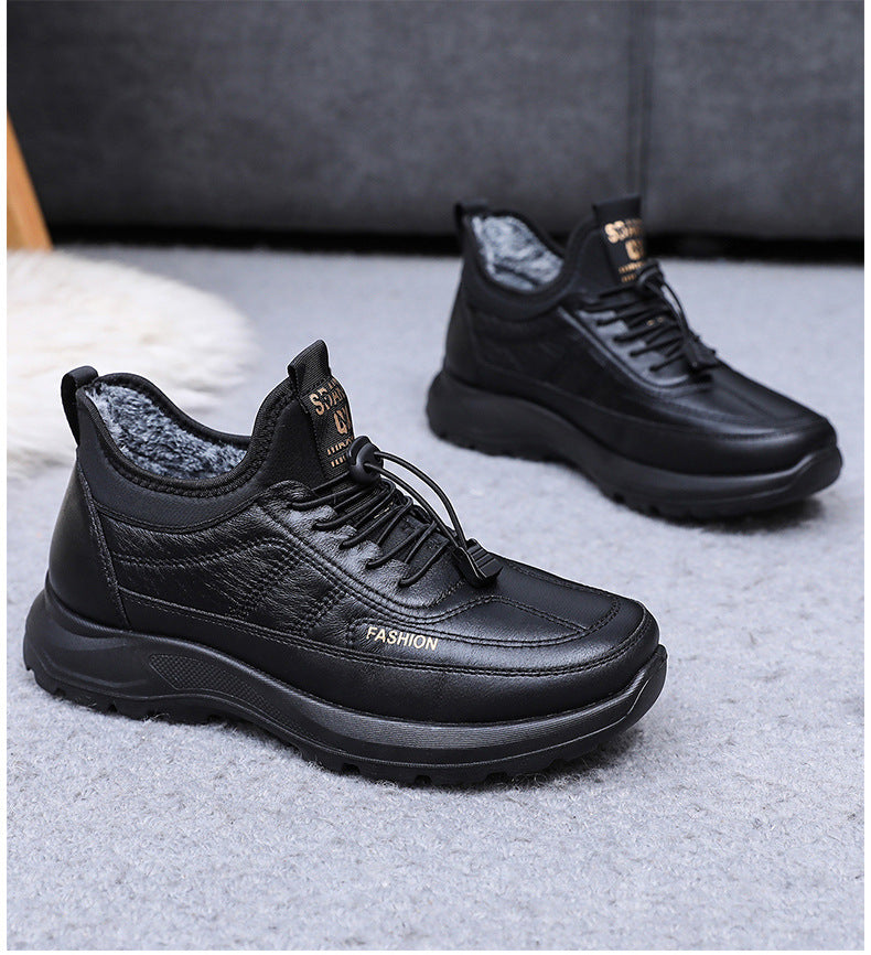 ⛄ Ciepłe i swobodne buty sportowe z bawełny aksamitnej z grubą podeszwą