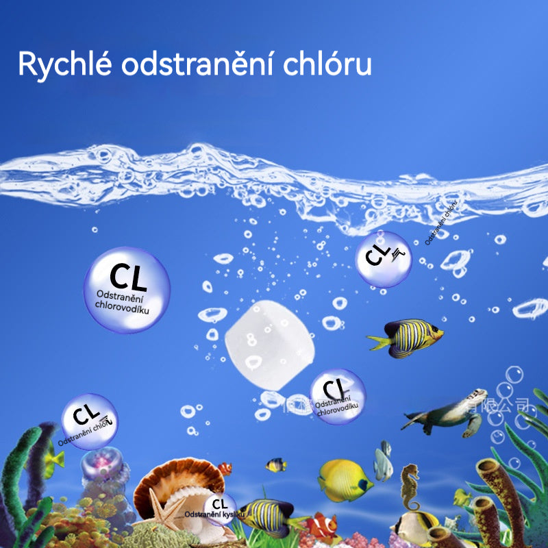 💦🐟Polymerové čisticí tablety｜Rychle odstraňují chlór a stabilizují vodu｜Výmena vody bez odstátí pro akvárium