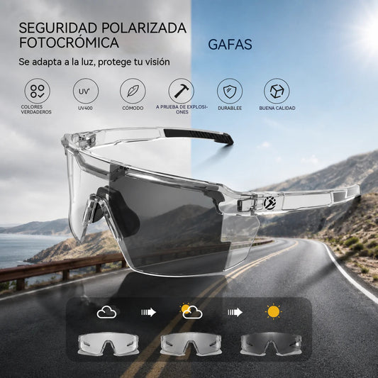 ☀️🕶️Gafas de seguridad fotocromáticas polarizadas UV400 – 🥇Gafas resistentes a los impactos para deportes al aire libre y trabajo✨
