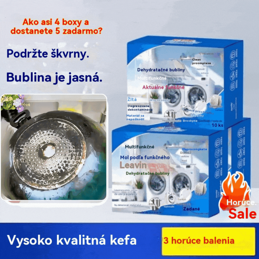 🔥【Kúpte 3 krabice, získajte 3 zadarmo】✨【Rýchle čistenie】💦Multifunkčné šumivé tablety, čistenie domácnosti