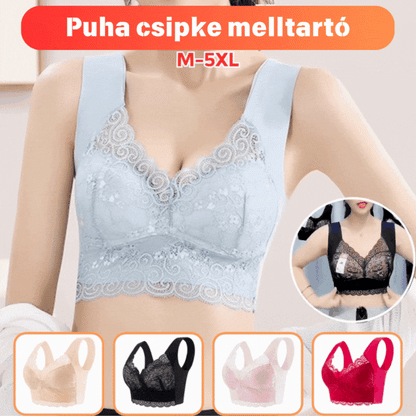 【3 kusů】💗 Ultra pohodlná podprsenka velké velikosti pro ženy - tvaruje velká prsa, boční opora, nesvírá, korekce prověšení, bezešvá, tenký střih💥【40-110 kg】