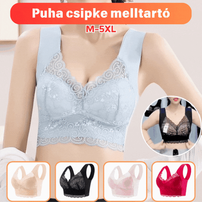 【3 kusů】💗 Ultra pohodlná podprsenka velké velikosti pro ženy - tvaruje velká prsa, boční opora, nesvírá, korekce prověšení, bezešvá, tenký střih💥【40-110 kg】