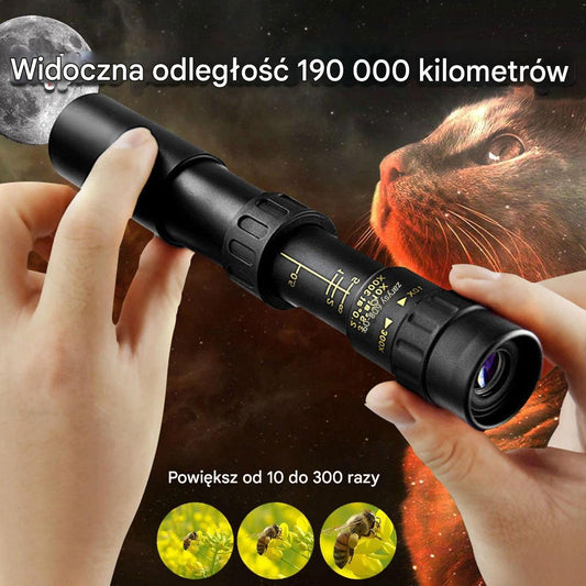 🔥🔥Wysoka jakość, super niska cena🔥Monokular o wysokiej rozdzielczości, powiększenie 10-300x - 4208132