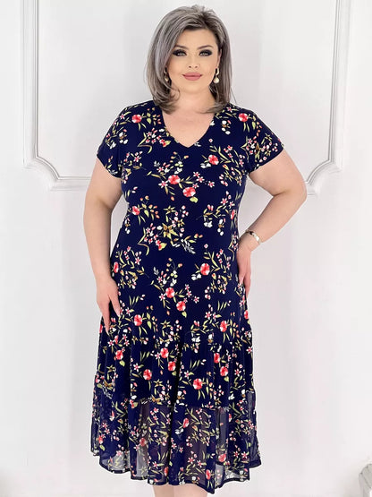 💥💕【S-5XL】Vysoce kvalitní, pohodlné, módní dámské šaty